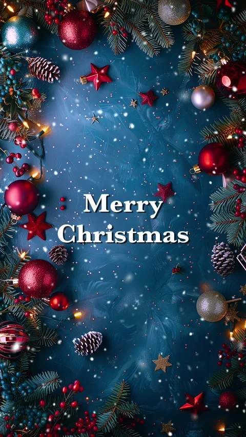 Merry Christmas. Loop. Falling snowflakes effect. Christmas snow. Noel. Snow. Stock Footage 275608941