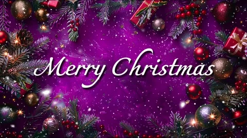 Merry Christmas. Loop. Falling snowflakes. Falling snowflakes effect. Noel. Stock Footage 276862236