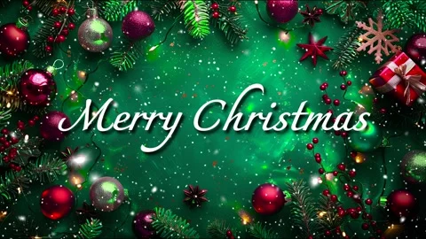 Merry Christmas. Loop. Falling snowflakes. Falling snowflakes effect. Noel. Stock Footage 276862302