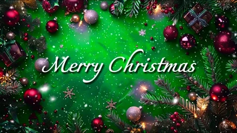 Merry Christmas. Loop. Falling snowflakes. Falling snowflakes effect. Noel. Stock Footage 276862331
