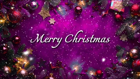 Merry Christmas. Loop. Falling snowflakes. Falling snowflakes effect. Noel. Stock Footage 277082509