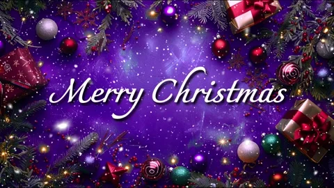 Merry Christmas. Loop. Falling snowflakes. Falling snowflakes effect. Noel. Stock Footage 277082512