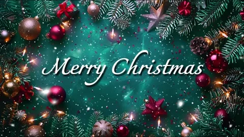 Merry Christmas. Loop. Falling snowflakes. Falling snowflakes effect. Noel. Stock Footage 277082599