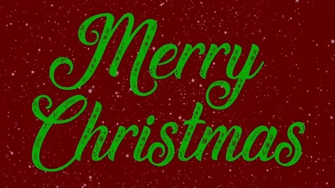 Merry Christmas Loop Stock Footage 282550054