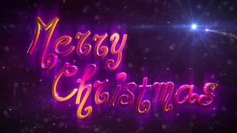 Merry Christmas loopable background Stock Footage 118700110