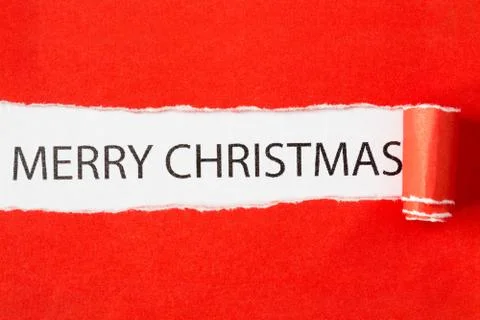 Merry Christmas message Stock Photos