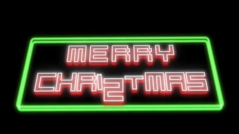 Merry Christmas with No Grid  Video stock 70312236
