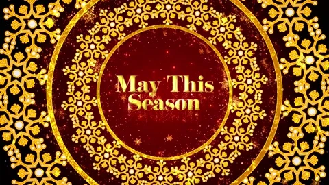 Merry Christmas Opener After Effects stock