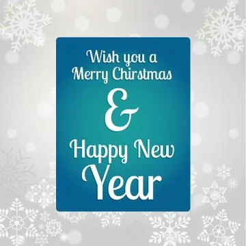 Merry christmas poster Stock Illustration