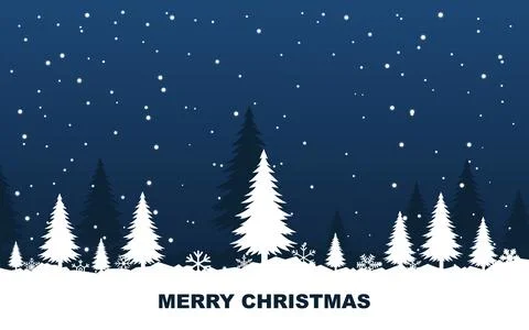 Merry Christmas Poster Vector Design Stock Illustration