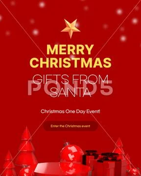 MERRY CHRISTMAS PSD 템플릿