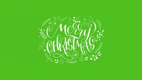 Merry Christmas - QuickTime ProRes with Alpha Channel Stock Footage 138152008