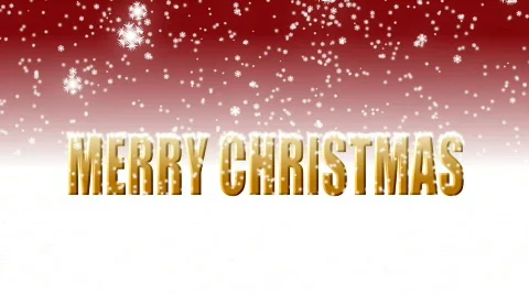 Merry christmas red Stock Footage