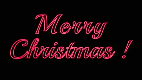 Merry Christmas red Stock Footage 224546207