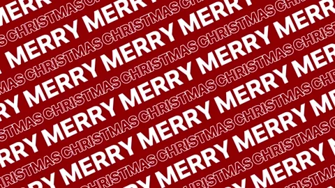Merry Christmas. Red looping background Stock Footage 168402905
