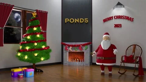 Merry Christmas By Santa Stock After Effects