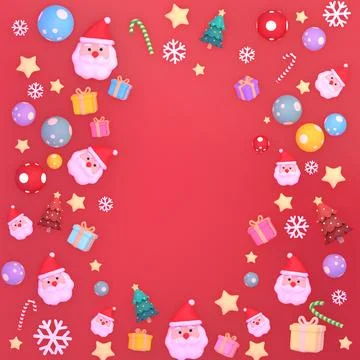 Merry christmas santa pattern Stock-Illustration