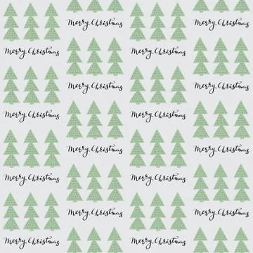 Merry Christmas seamless pattern Stock Illustration