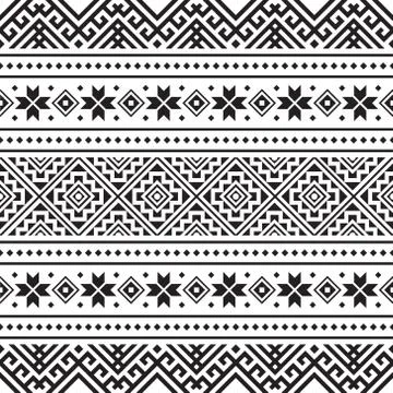 Merry Christmas Seamless Pattern Vector. Stock Illustration