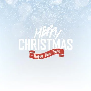 Merry Christmas Snowfall. Light effect. Light with sparkles. Bokeh defocuse.. 스톡 일러스트