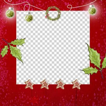 Merry Christmas Template Stock-Illustration