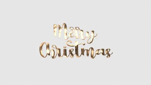 Merry Christmas Text Animation Stock Footage 285820349