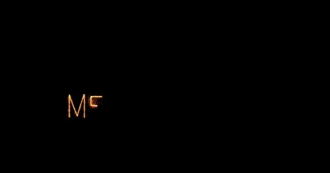 Merry Christmas text on  black background Stock Footage 82195477