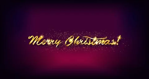 Merry Christmas text. Stock Illustration
