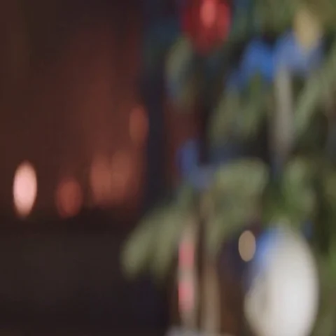 Merry Christmas text with particles on background 動画素材 69396950