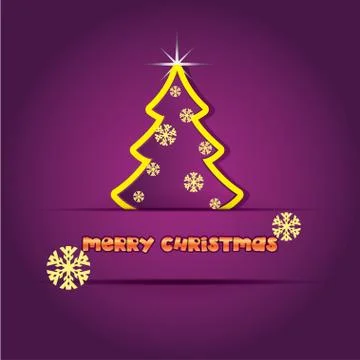 Merry christmas theme Stock Illustration