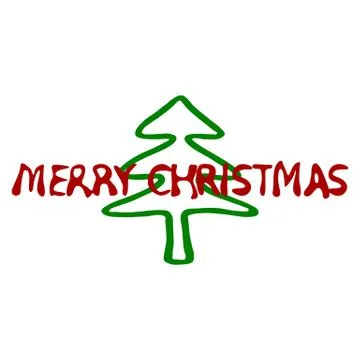 Merry Christmas tile able pattern Illustrazione stock