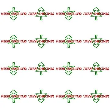 Merry Christmas tile able pattern Stock Illustration