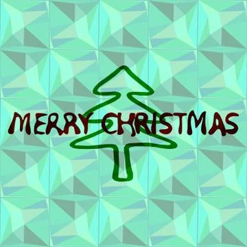 Merry Christmas tile able pattern Illustrazione stock