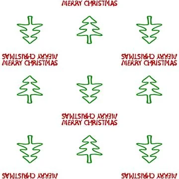 Merry Christmas tile able pattern Stock Illustration