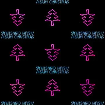 Merry Christmas tile able pattern Stock Illustration