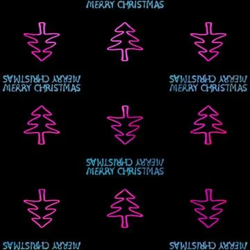 Merry Christmas tile able pattern Stock Illustration