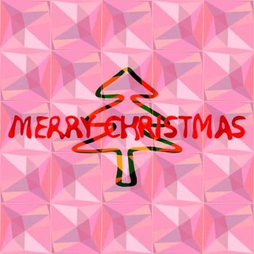 Merry Christmas tile able pattern Stock Illustration