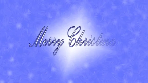 "Merry Christmas" title. 스톡 동영상 1065800