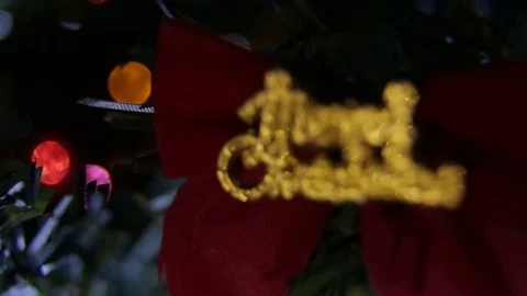 Merry christmas title Stock Footage 72015776