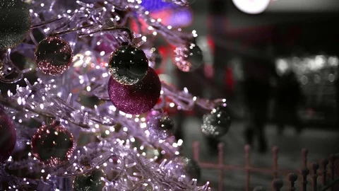 Merry Christmas tree Stock Footage 75953196