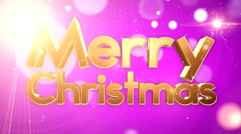 Merry Christmas type animation 8 스톡 동영상 33404574