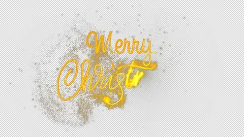 Merry Christmas Typography 7 Stock Footage 143586137