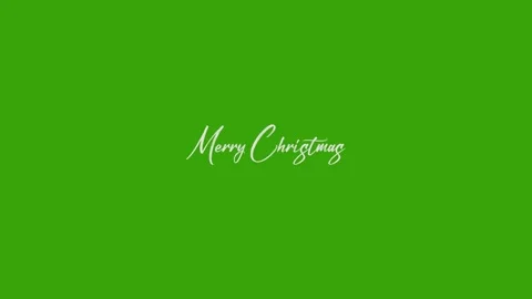 Merry Christmas Typography  Stock Footage 247971956