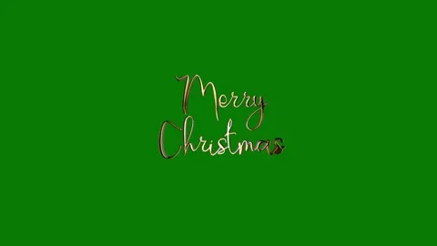 Merry Christmas Typography  Stock Footage 247971972
