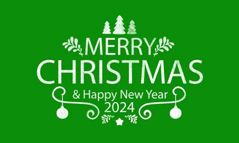 Merry Christmas Typography  스톡 동영상 247971999