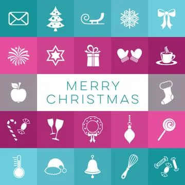 Merry christmas vector card イラスト素材