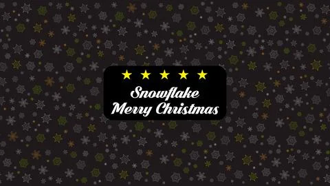 Merry Christmas vector snowflake pattern with ornate decoration. Seasonal h.. 스톡 일러스트