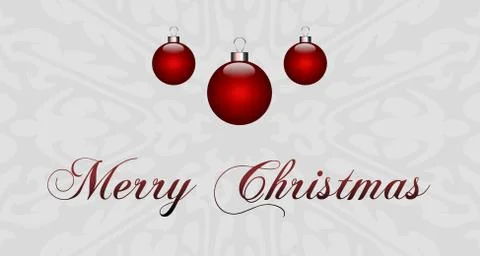 Merry Christmas vector text Calligraphic Lettering design card Stock-Illustration