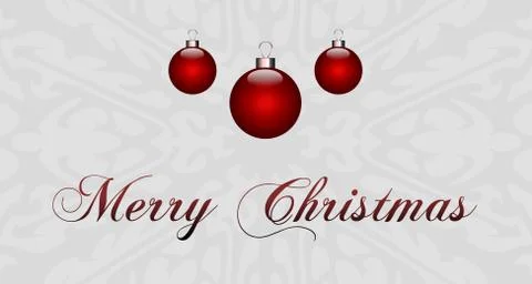 Merry Christmas vector text Calligraphic Lettering design card Illustrazione stock