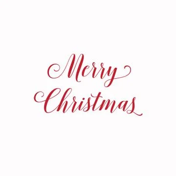 Merry Christmas vector text Stock Illustration